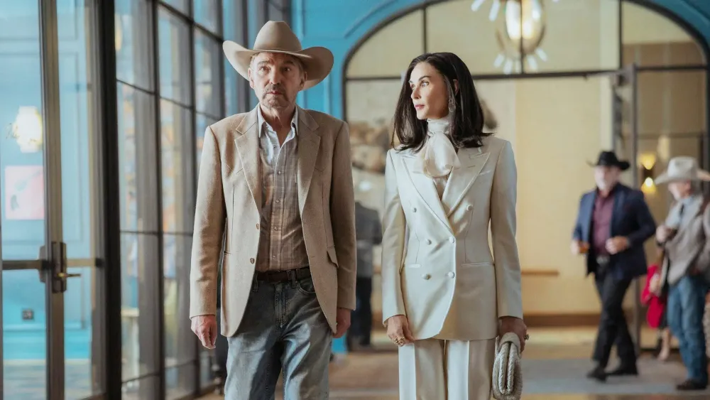 Billy Bob Thornton and Demi Moore in Landman season 2
