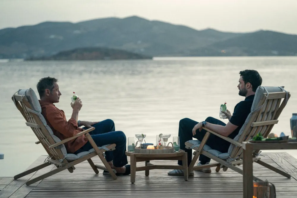 David Duchovny and Jack Whitehall in Malice