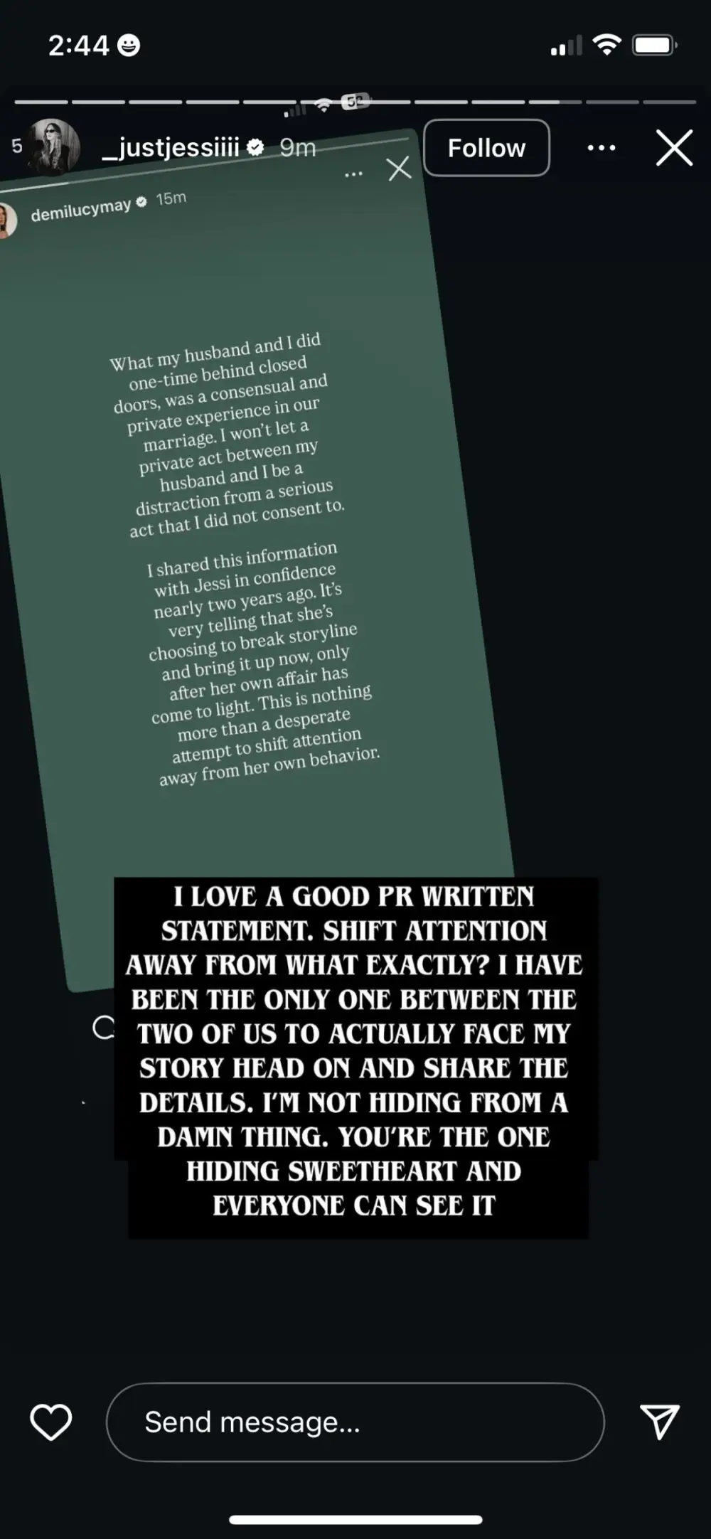 Secret Lives of Mormon Wives Star Demi Engemann Addresses Fruity Pebbles Sex With Husband Brett