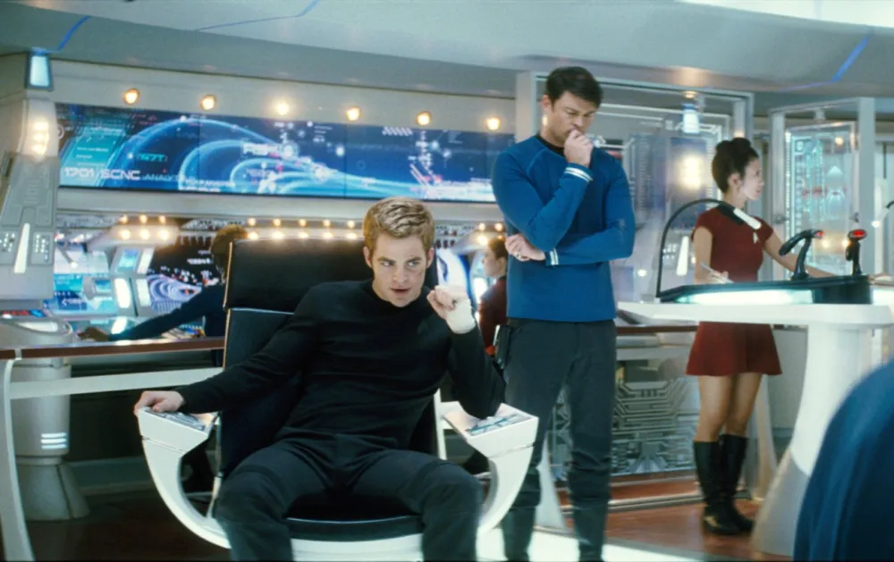 Chris Pine and Karl Urban in Star Trek