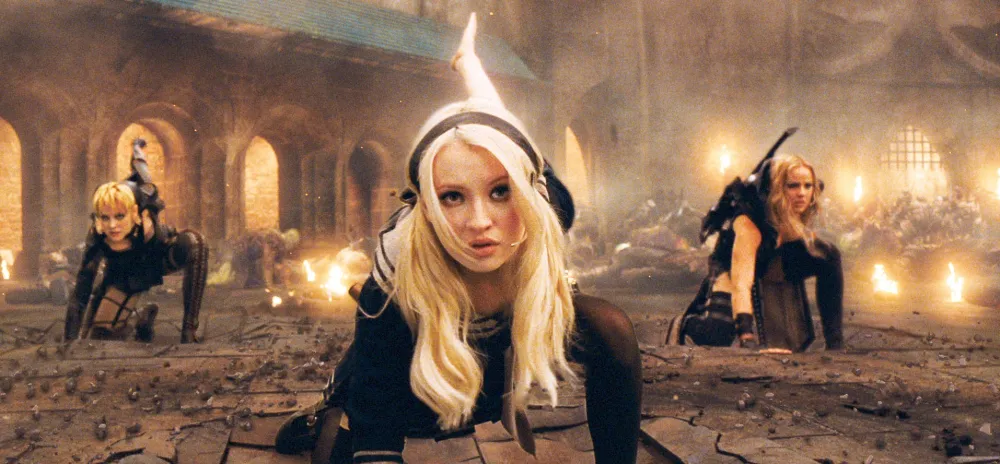 Jena Malone, Emily Browning, Abbie Cornish in Sucker Punch