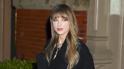 NEW YORK, NEW YORK - NOVEMBER 03: Taylor Swift seen in NoHo on November 03, 2025 in New York City. (Photo by Aeon/GC Images)