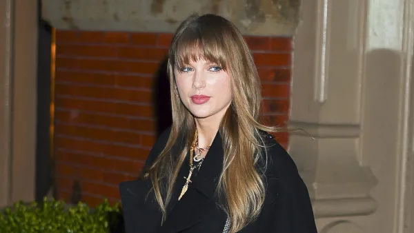 NEW YORK, NEW YORK - NOVEMBER 03: Taylor Swift seen in NoHo on November 03, 2025 in New York City. (Photo by Aeon/GC Images)