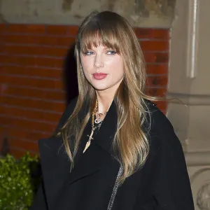NEW YORK, NEW YORK - NOVEMBER 03: Taylor Swift seen in NoHo on November 03, 2025 in New York City. (Photo by Aeon/GC Images)