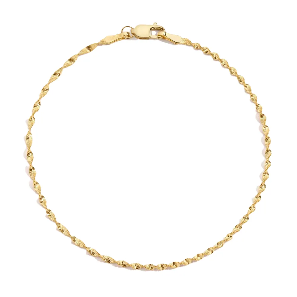 Dezi 7 in. Twisted Herringbone Bracelet