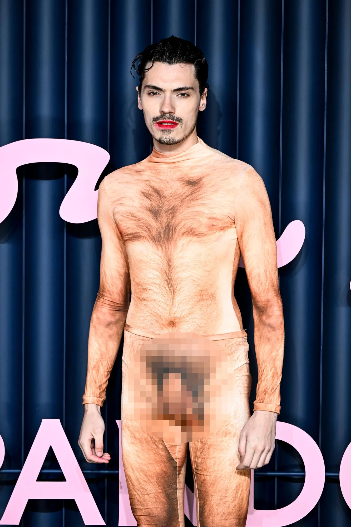 Influencer Lyas Medini Wears Shocking Outfit at 2025 British Fashion Awards