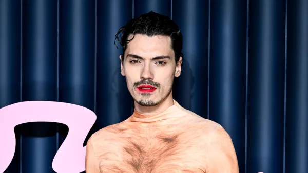 Influencer Lyas Medini Wears Shocking Outfit at 2025 British Fashion Awards