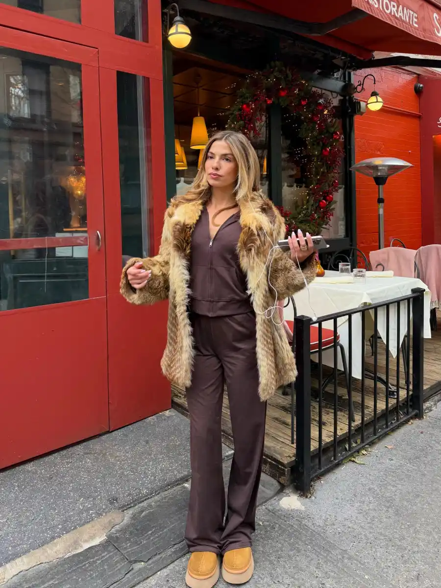 Stars Showing Off Their Fuzzy Winter Coat