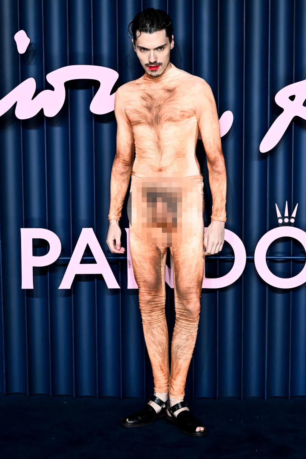 Influencer Lyas Medini Wears Shocking Outfit at 2025 British Fashion Awards