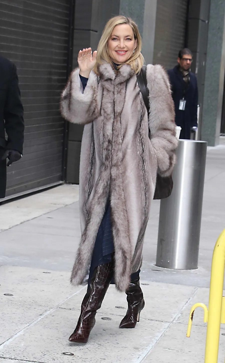 Stars Showing Off Their Fuzzy Winter Coat