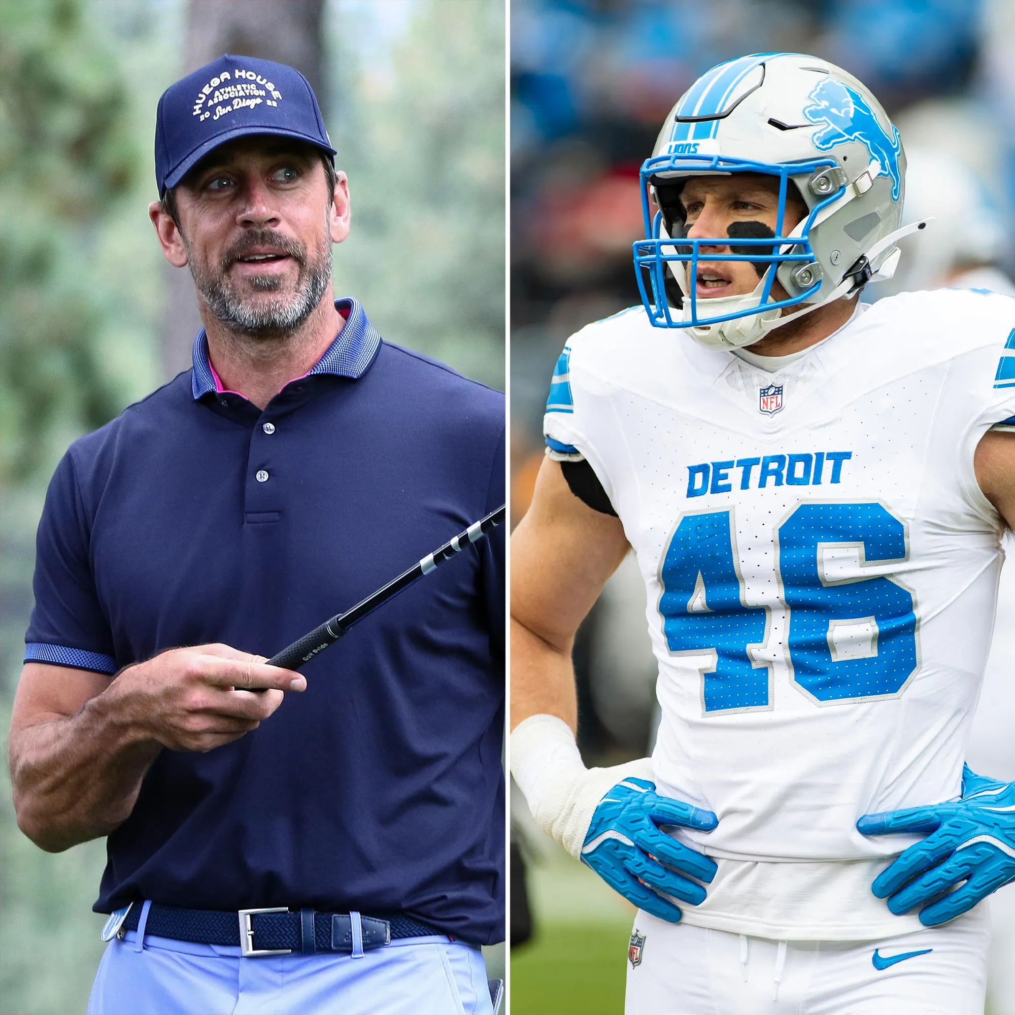 Aaron Rodgers Trash Talks Detroits Lions Player Mocks His Age on Field