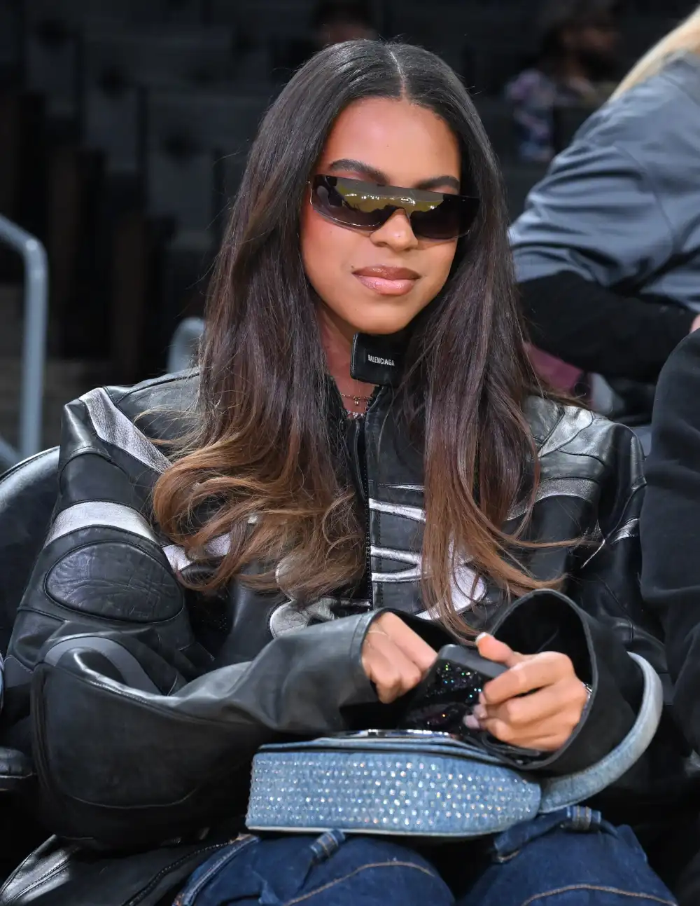 Blue Ivy Gets Glammed Up for Lakers Game With Jay Z