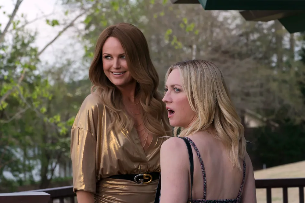 Brittany Snow and Malin Akerman The Hunting Wives Feature John Stamos Reveals If He Will Show His Penis on The Hunting Wives