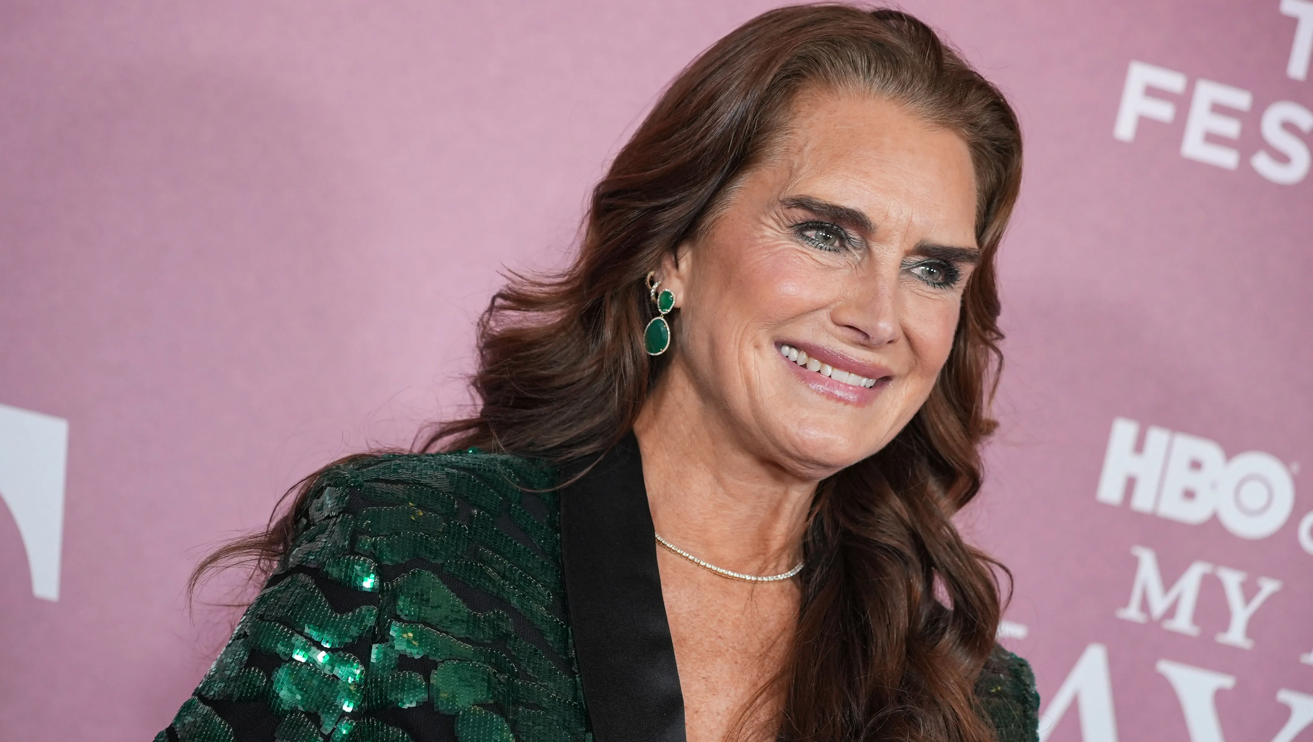 NEW YORK, NEW YORK - JUNE 13: Brooke Shields attends the "My Mom Jayne: A Film By Mariska Hargitay" premiere during the 2025 Tribeca Festival at Carnegie Hall on June 13, 2025 in New York City. (Photo by John Nacion/WireImage)