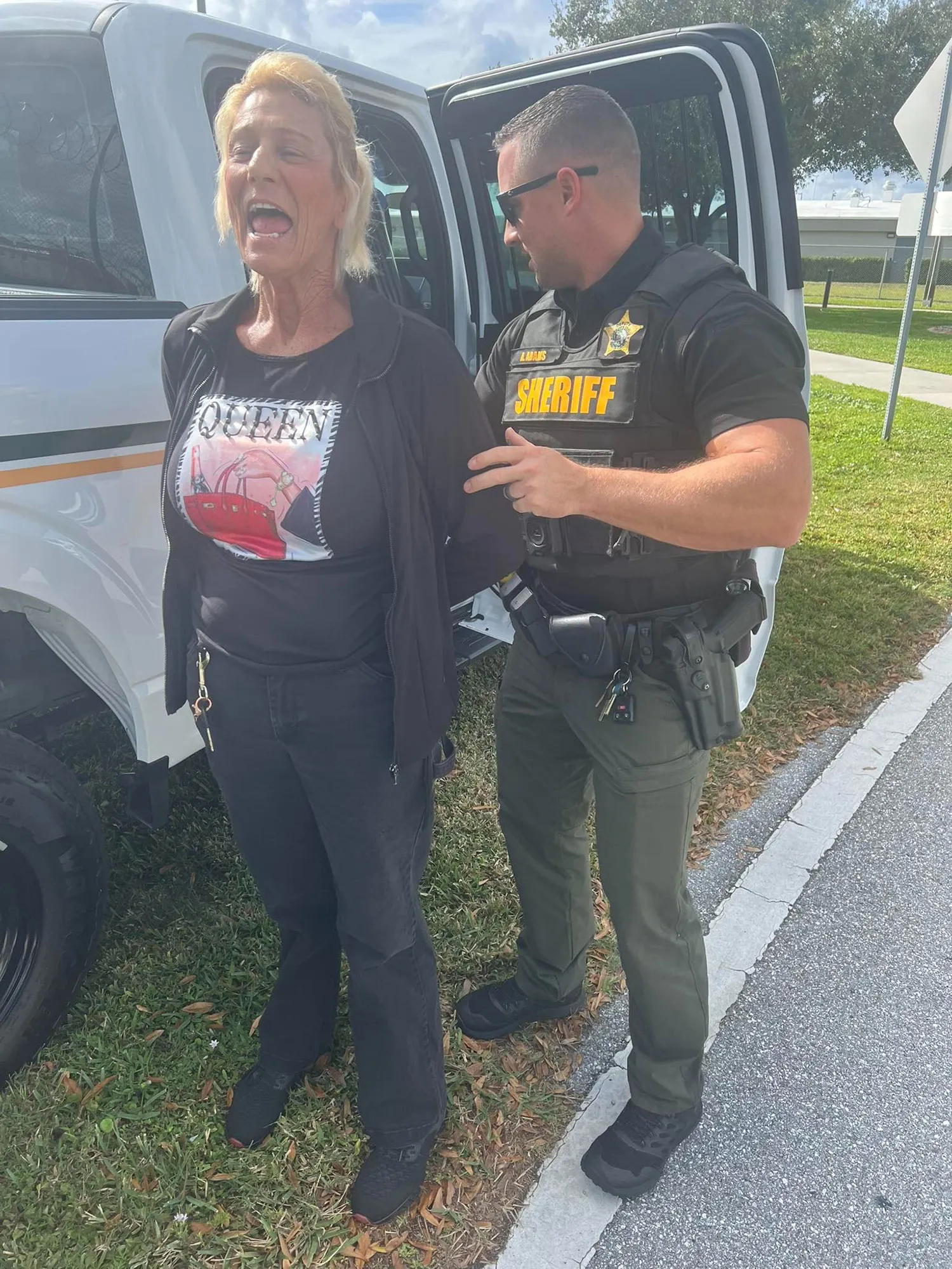 Cecilia Josephine Milano Martin County Sheriff Office Real Life Grinch Busted in Florida Stealing Box of Toys