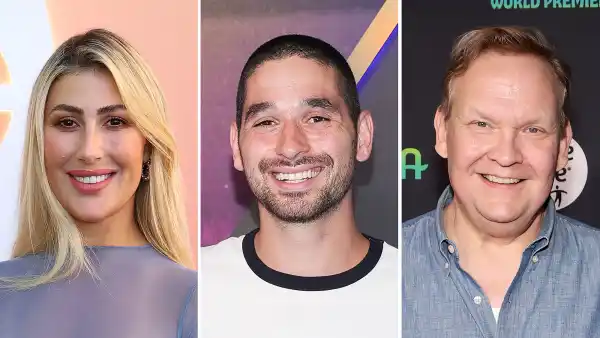 Emma Slater and Alan Berston Share a Smooch on Kiss Cam And Andy Richter Joins In