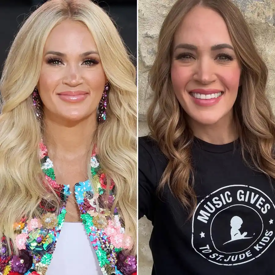 Every Celeb Hair Transformation of 2025 Carrie Underwoods Brown Hair More