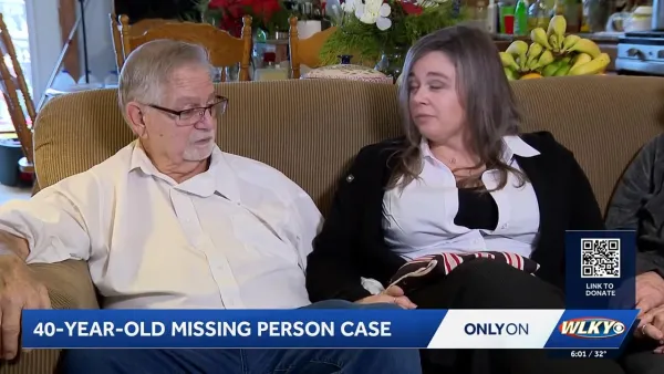 Father reunites with daughter 42 years after alleged abduction by mother VS YouTube WLKYExclusiveTipends1983abductioncaseinJeffersonCountysparksfamilyreunion 2 06