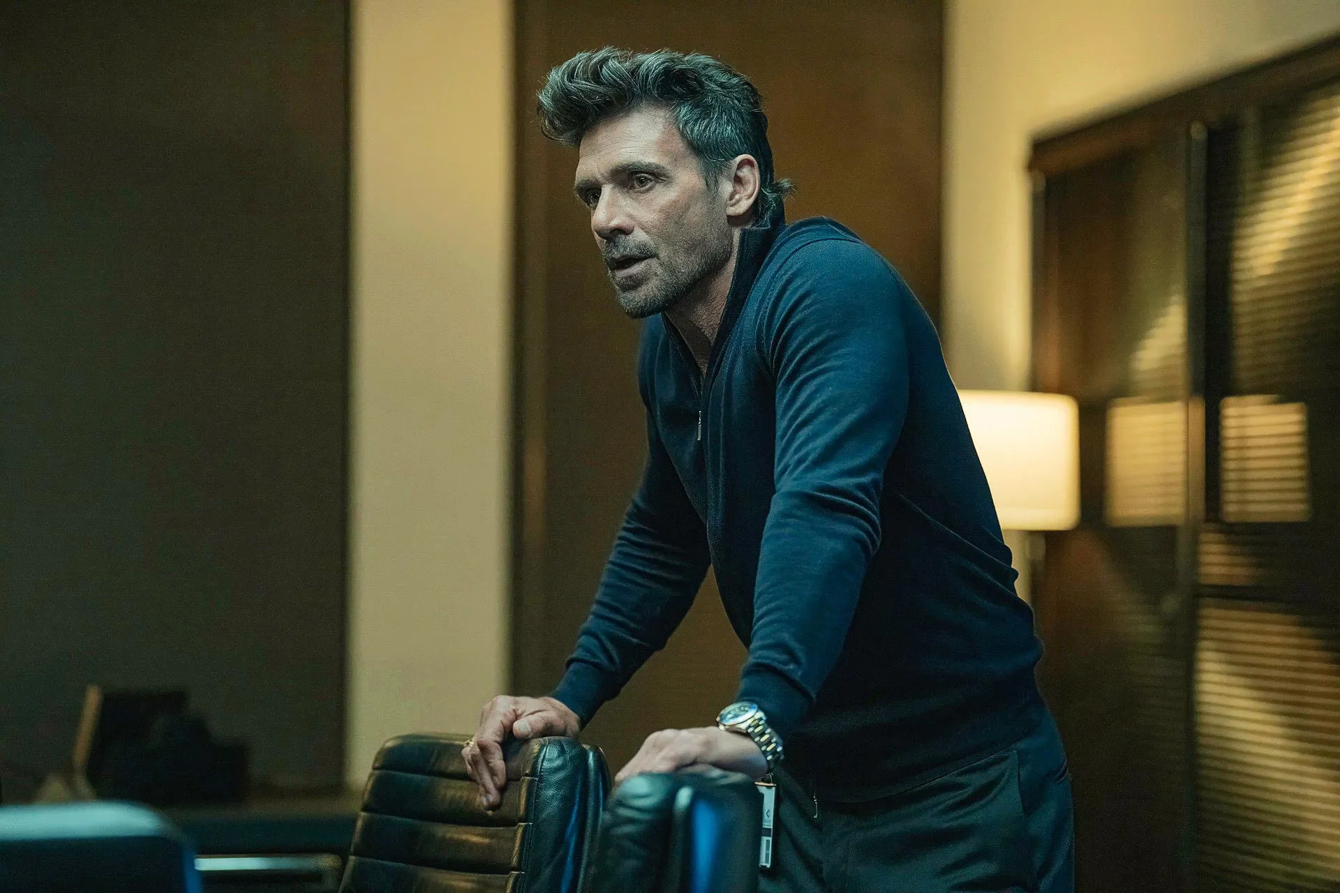 Frank Grillo Explains Why He Can t Dye His Hair for Peacemaker Role Gives Update on Kingdom Revival