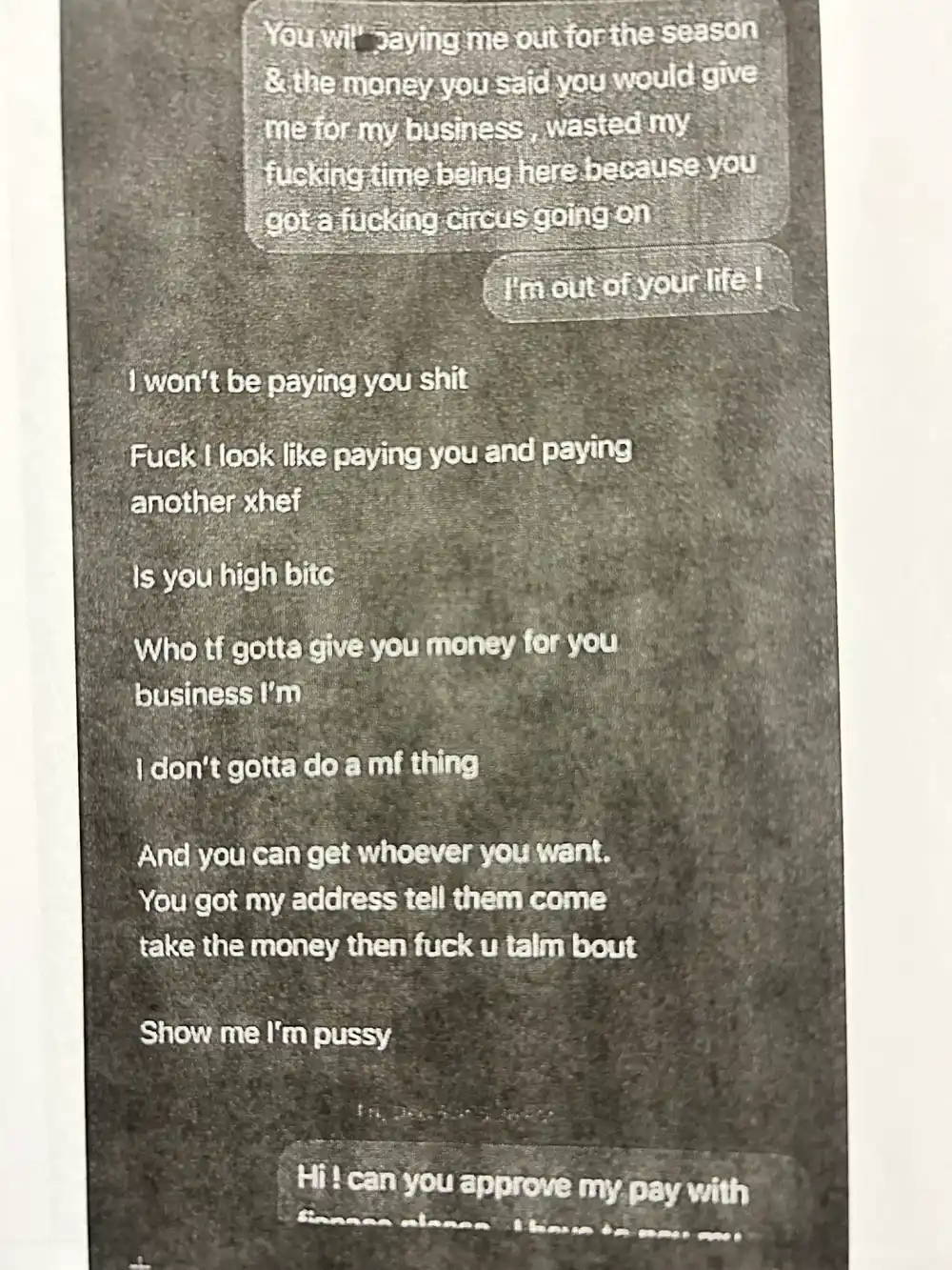 Alleged Text Messages Surface Between Patriots Stefon Diggs and His Accuser