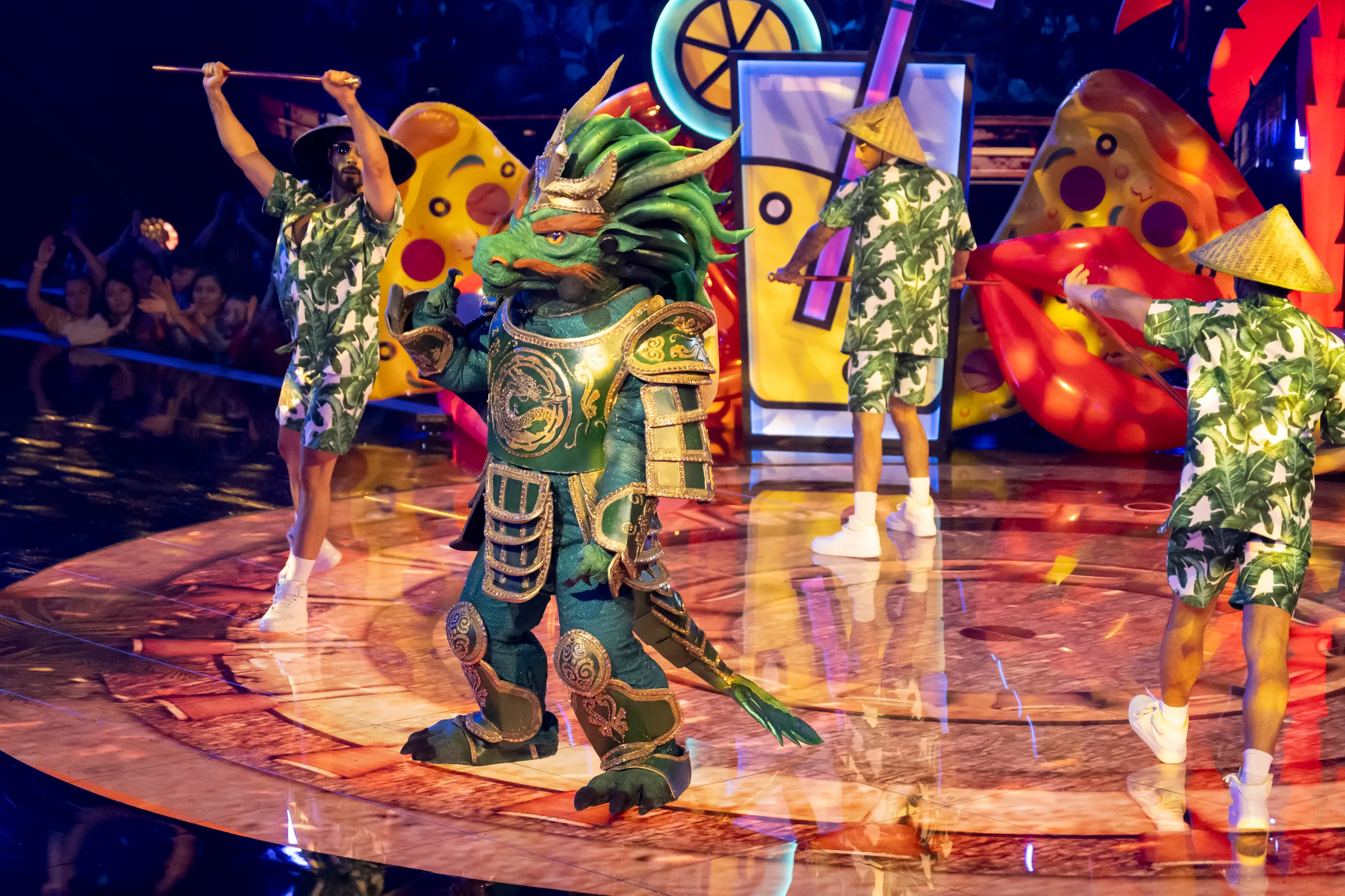 Eduardo España es 'Samurai' en 'Quién es la Máscara'.