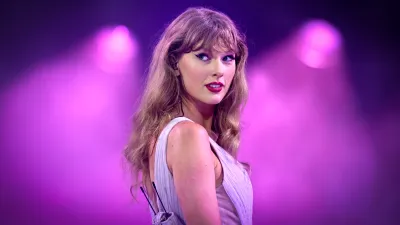 Taylor Swift performs onstage during "Taylor Swift | The Eras Tour" at Wembley Stadium on August 15, 2024 in London, England.