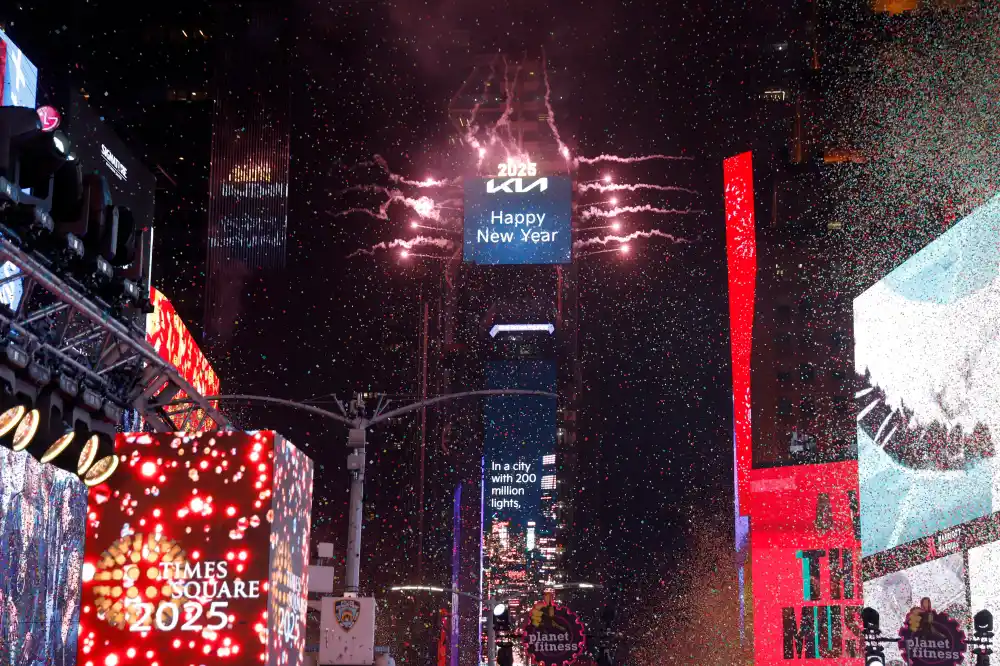 Times Square New Year's Eve 2025 Celebration
