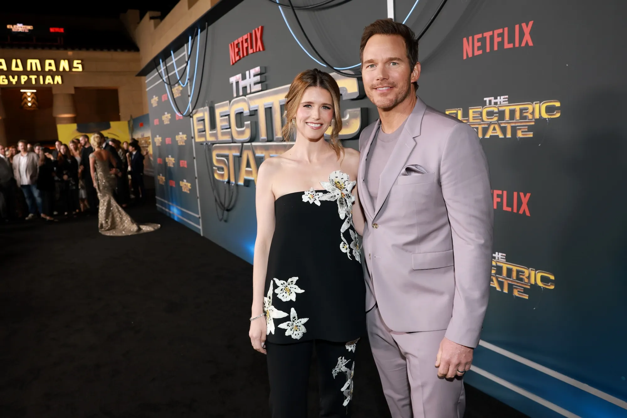 GettyImages-2201854759 Chris Pratt Debunks Rumor Maria Shriver Introduced Him to Wife Katherine
