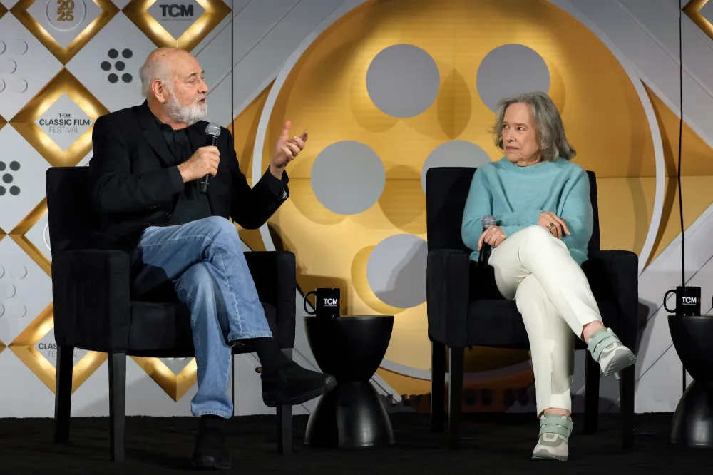 GettyImages-2212030682 Kathy Bates Chokes Back Tears Sharing Emotional Story About Late Rob Reiner