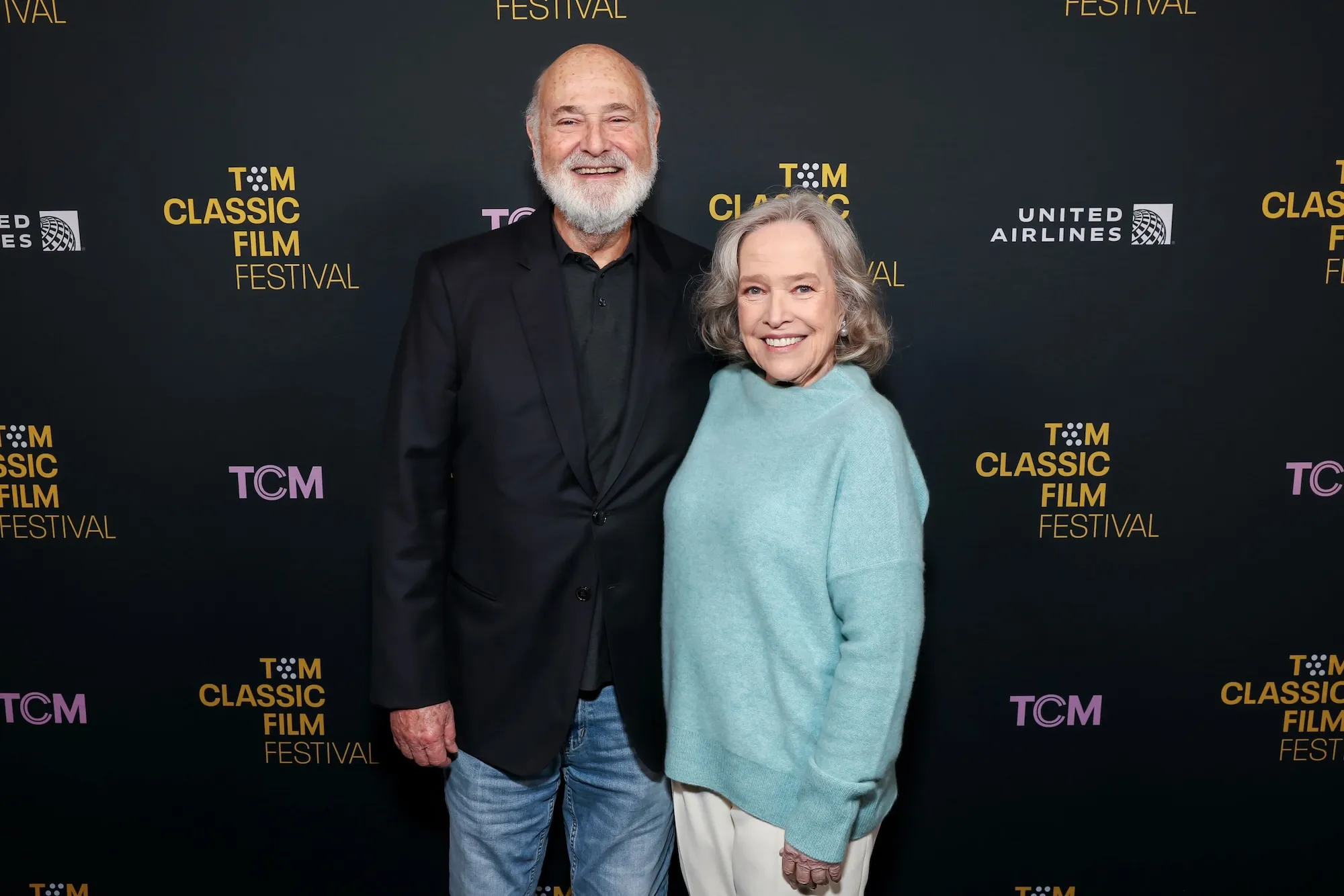 GettyImages-2212040809 Kathy Bates Chokes Back Tears Sharing Emotional Story About Late Rob Reiner