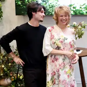 GettyImages-2243095183 Pamela Anderson Shares Touching Birthday Tribute to Son Dylan With Baby Photo