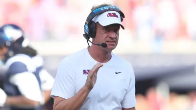 LSU Football Coach Lane Kiffin Reacts to Rumor He Left His Dog at Ole Miss