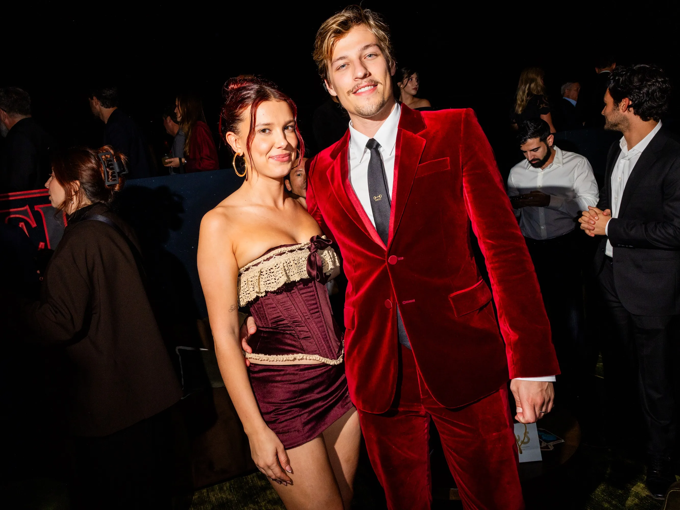 GettyImages-2245452580 Millie Bobby Brown Shares Rare Photos of Baby Daughter Jake Bongiovi