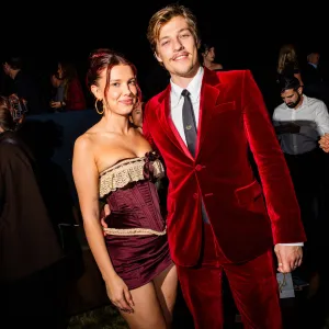 GettyImages-2245452580 Millie Bobby Brown Shares Rare Photos of Baby Daughter Jake Bongiovi