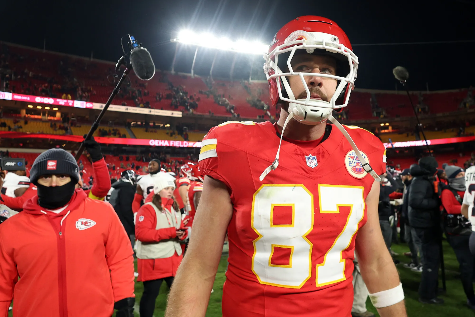 GettyImages-2250635724 Travis Kelce Texans December 2025