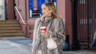 Kate Hudson is seen on December 16, 2025 in New York City.
