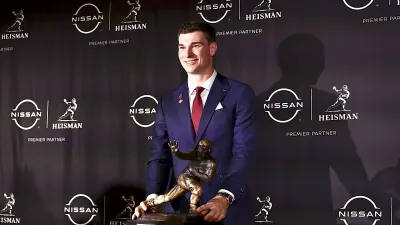 Heisman Trophy Finalist Fernando Mendoza Reacts to Viral Postgame Interview