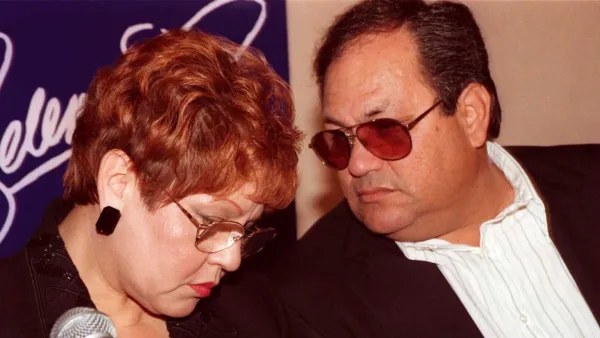 Los padres de la cantante Selena, Marcella y Abraham Quintanilla.