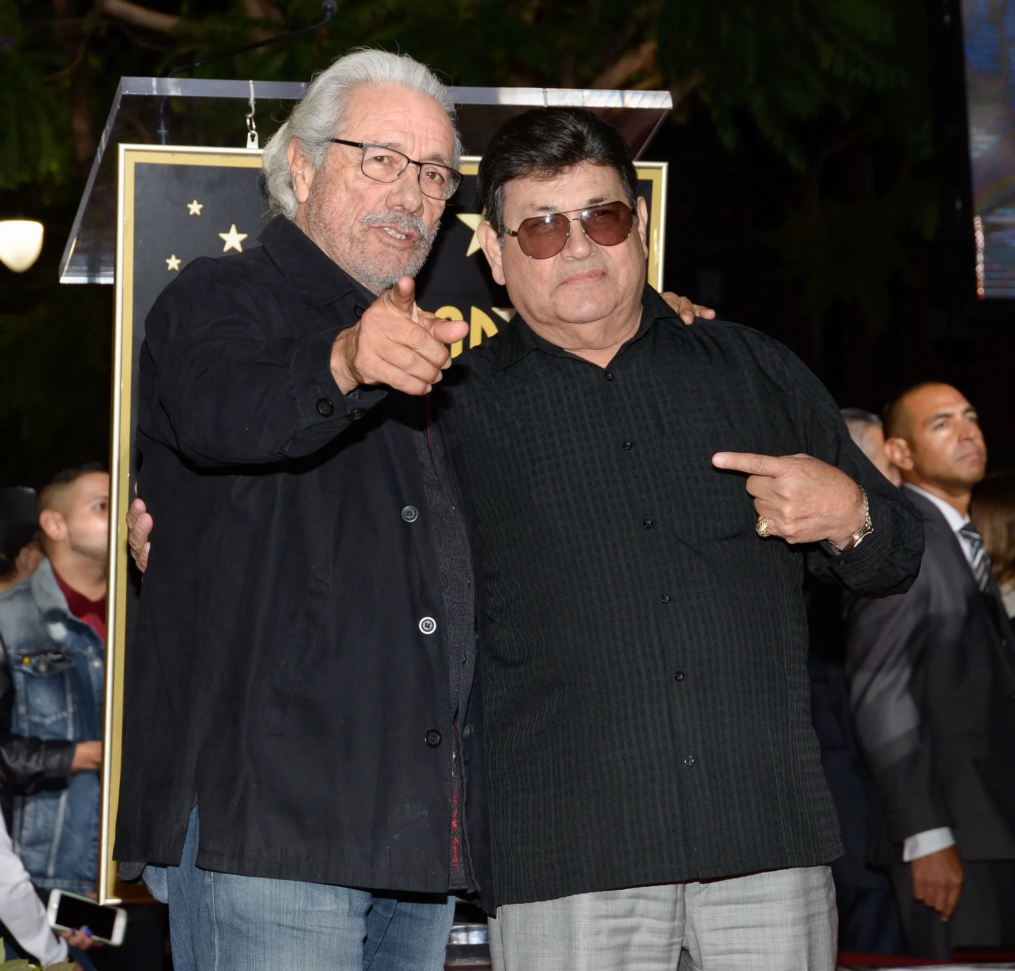 Edward James Olmos y Abraham Quintanilla Jr.