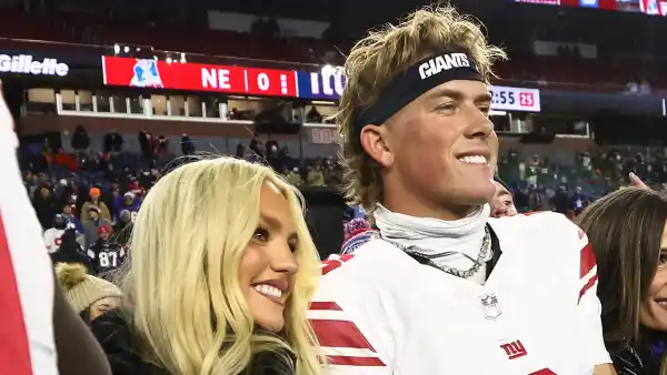 Giants QB Jaxson Dart Appears to Launch Relationship With Anthony Joshua Jake Paul Ring Girl