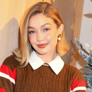 Gigi Hadid at Guest In Residence - LA Store Opening on December 7, 2024 in Los Angeles, California. (Photo by River Callaway/WWD via Getty Images)