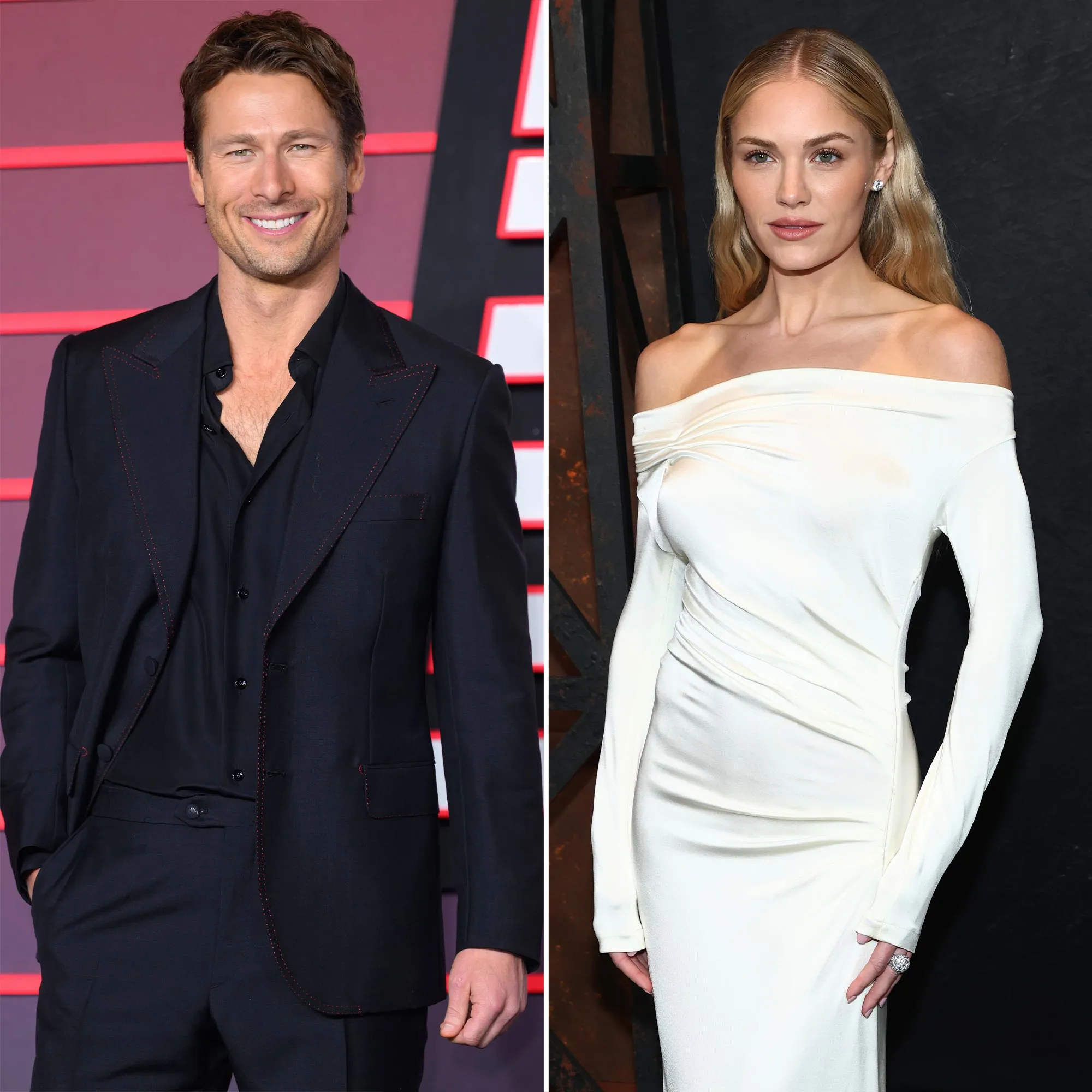 Glen Powell and Michelle Randolph Match in White During Rare Outing Amid Romance