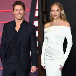 Glen Powell and Michelle Randolph Match in White During Rare Outing Amid Romance