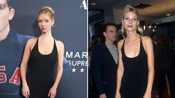 Gwyneth Paltrow s Daughter Apple Wears Her Mom s 90s Gown on Marty Supreme Red Carpet Alongside Brother Moses