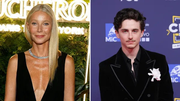 Gwyneth Paltrow and Timothee Chalamet