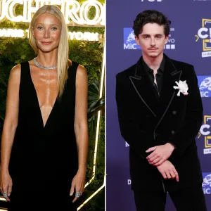Gwyneth Paltrow and Timothee Chalamet
