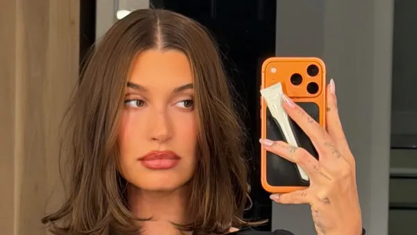 Hailey Bieber Debuts a Bouncy Bob