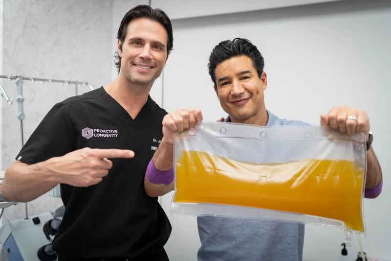 Dr. John Layke and Mario Lopez