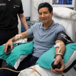 Dr. John Layke and Mario Lopez