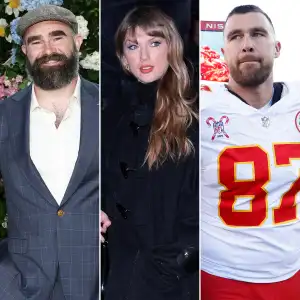 Jason Kelce Plans on Taking His Shirt Off at Taylor Swift and Travis Kelce s Wedding Kylie Will Be Very Upset 2214928980 2250380819 2253205664